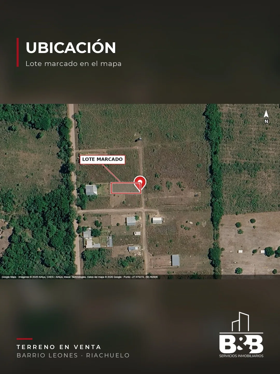 Terreno de 630 m² en Barrio Leones, Riachuelo