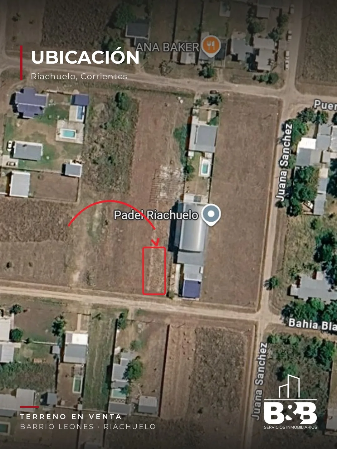 Terreno de 671 m² en Barrio Leones, Riachuelo