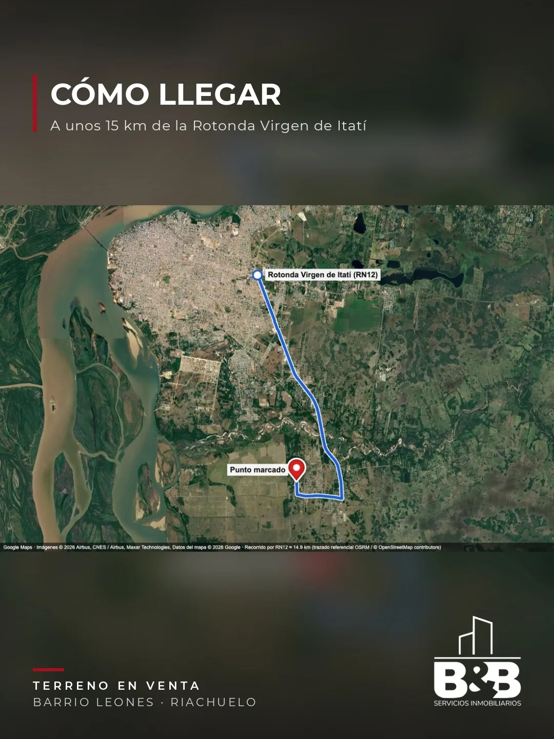 Terreno de 630 m² en Barrio Leones, Riachuelo