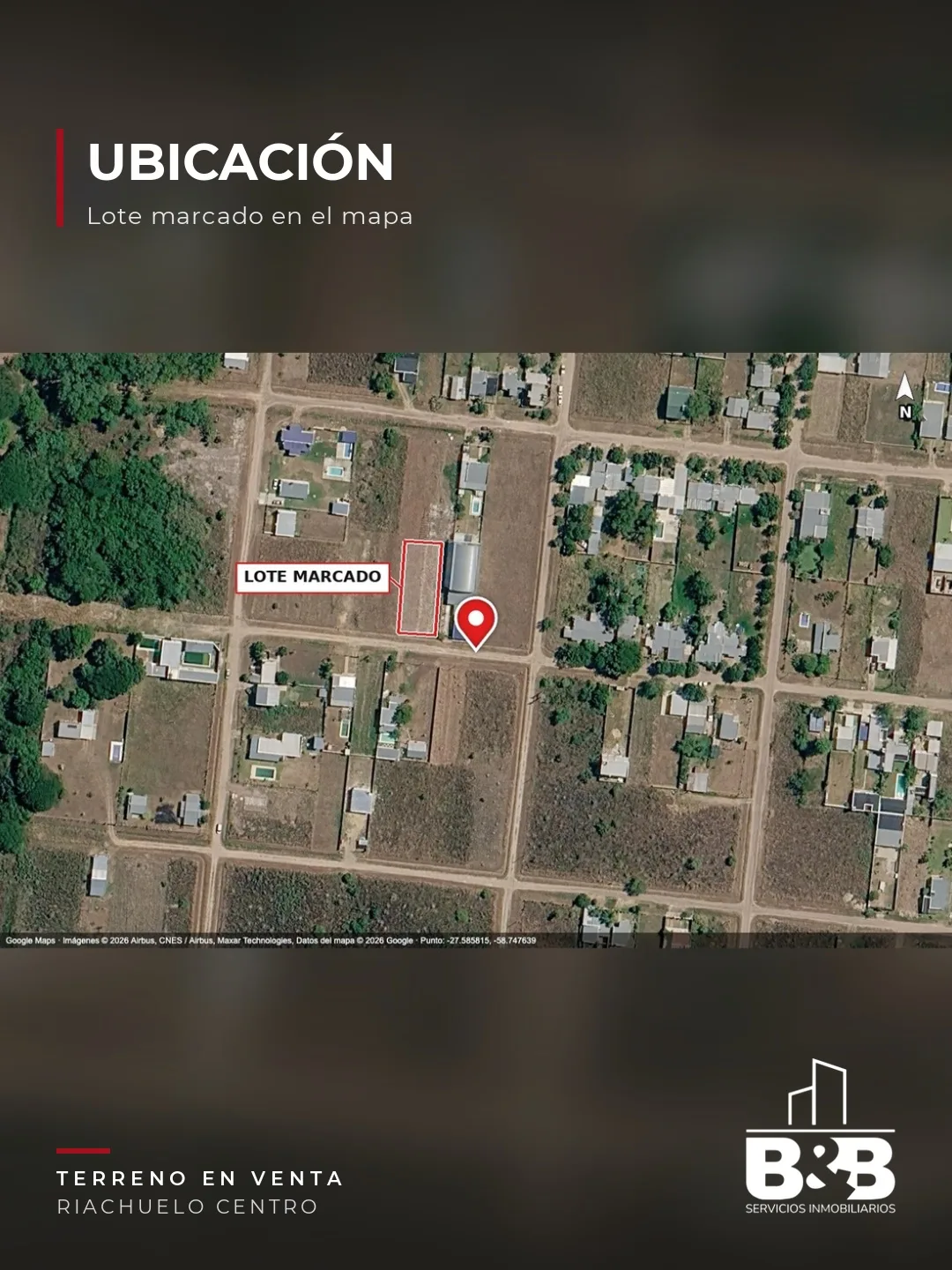 Terreno de 540 m² en Riachuelo Centro